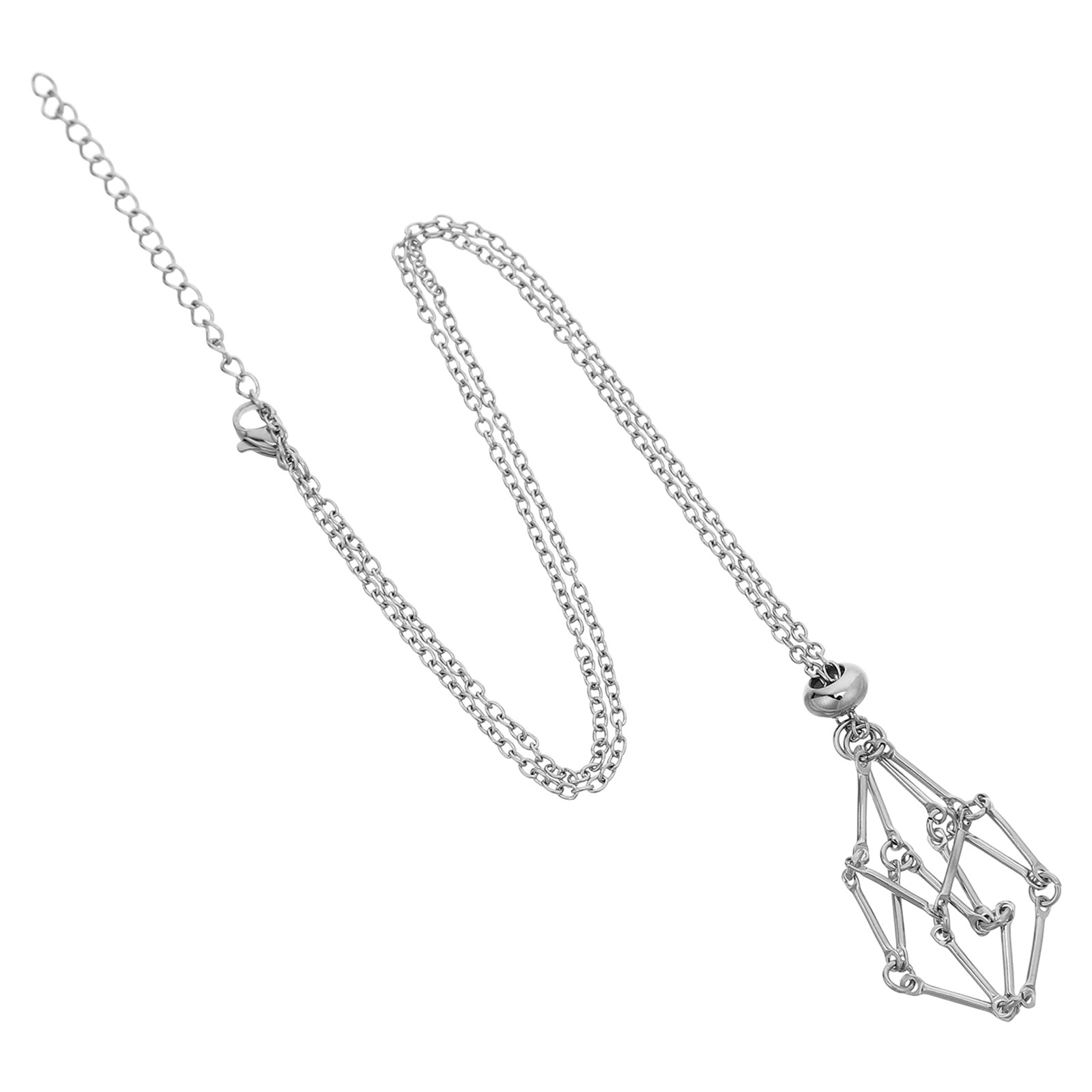 Kalung dengan Hiasan Kristal,  - Crystal Pendant Necklace Natural Stone ulasan dan harga