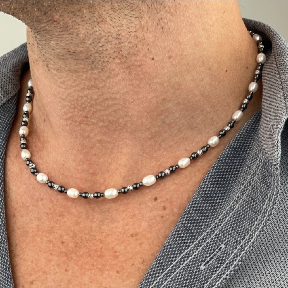 Kalung Rantai Mutiara Barok Ba - Pearl Choker Necklace Vintage ulasan dan harga