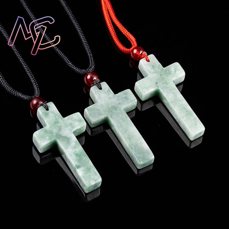 Kalung Liontin Salib Giok Myan - Necklaces ulasan dan harga