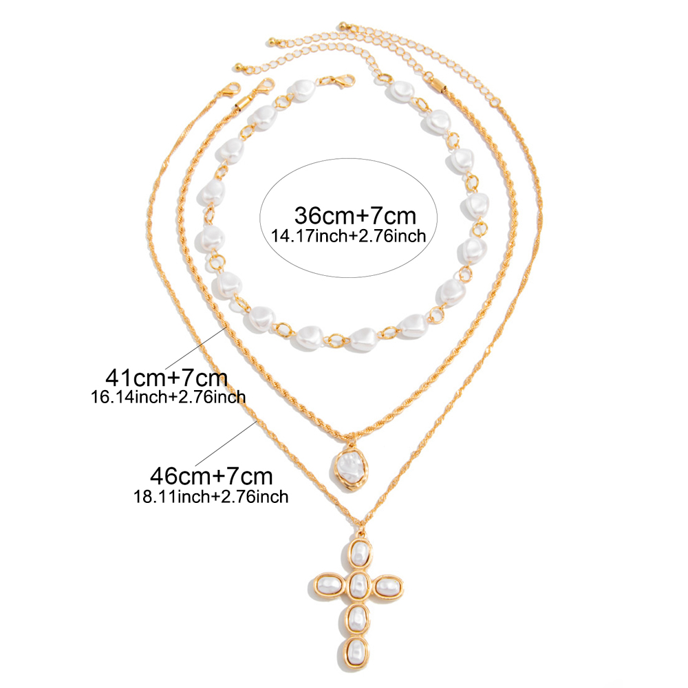 Kalung Mutiara Imitasi Baroque - Pearl Choker Necklace Vintage ulasan dan harga