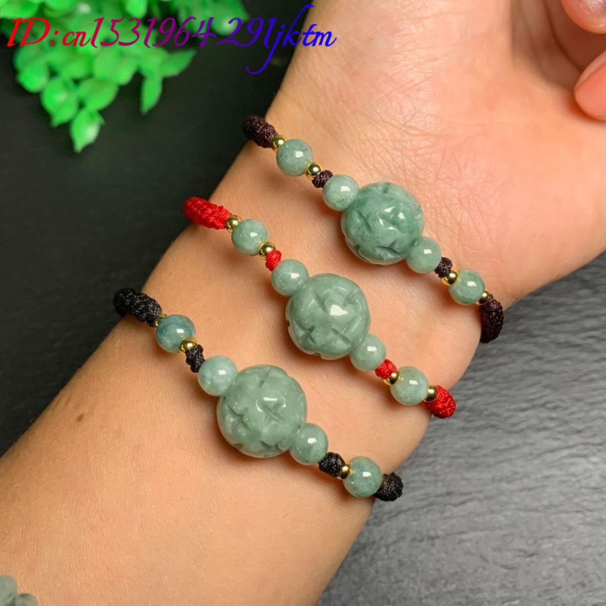 Gelang Manik Ukiran Giok Myanm - Bracelets ulasan dan harga