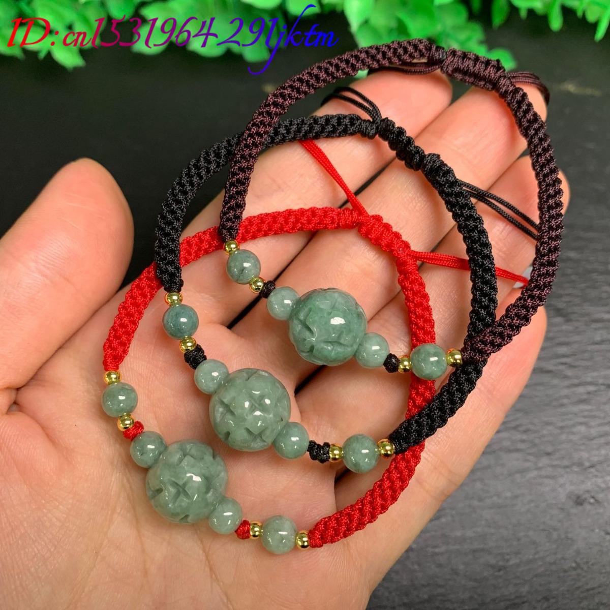 Gelang Manik Ukiran Giok Myanm - Bracelets ulasan dan harga