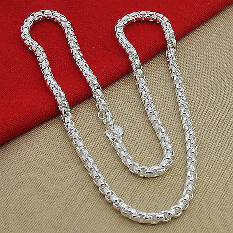 Kalung Rantai Kotak Bulat Pera - Cuban Link Chain 12Mm ulasan dan harga