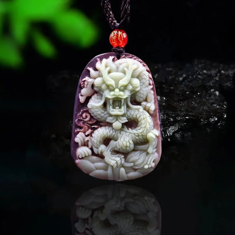 Kalung Liontin Naga Giok Jubah - Necklaces ulasan dan harga